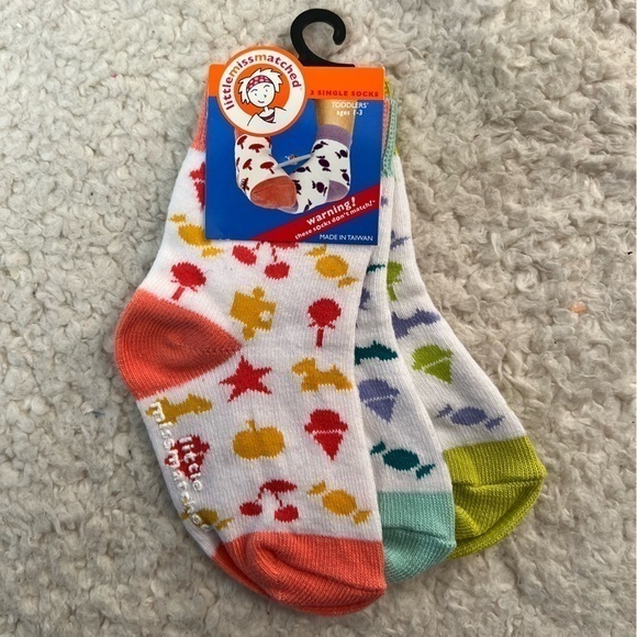 Little Miss Matched Children Shoe Ankle Socks - Picture 1 of 4